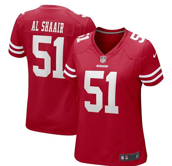 Women's Azeez Al-Shaair Scarlet Player Limited Team Jersey