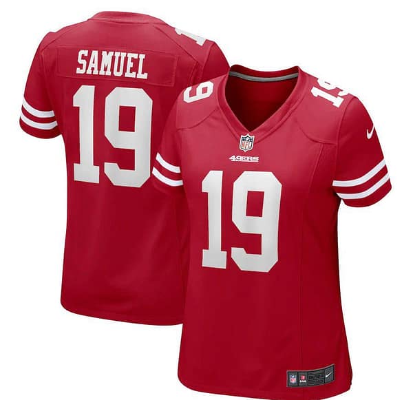 Women's Deebo Samuel Scarlet Player Limited Team Jersey