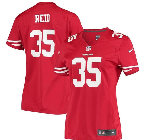 Women's Eric Reid Scarlet Player Limited Team Jersey