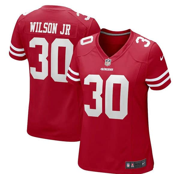 Women's Jeff Wilson Jr. Scarlet Player Limited Team Jersey