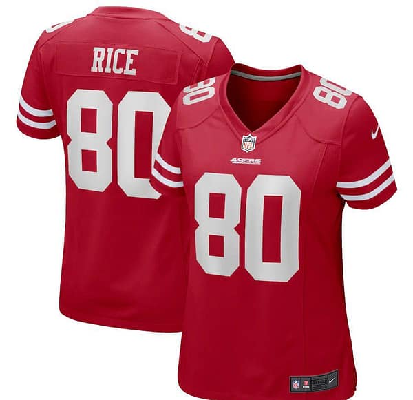 Women's Jerry Rice Scarlet Retired Player Limited Team Jersey