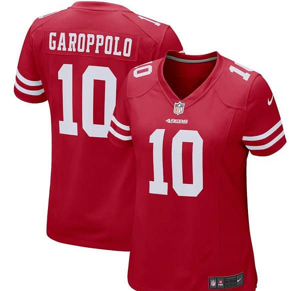 Women's Jimmy Garoppolo Scarlet Player Limited Team Jersey