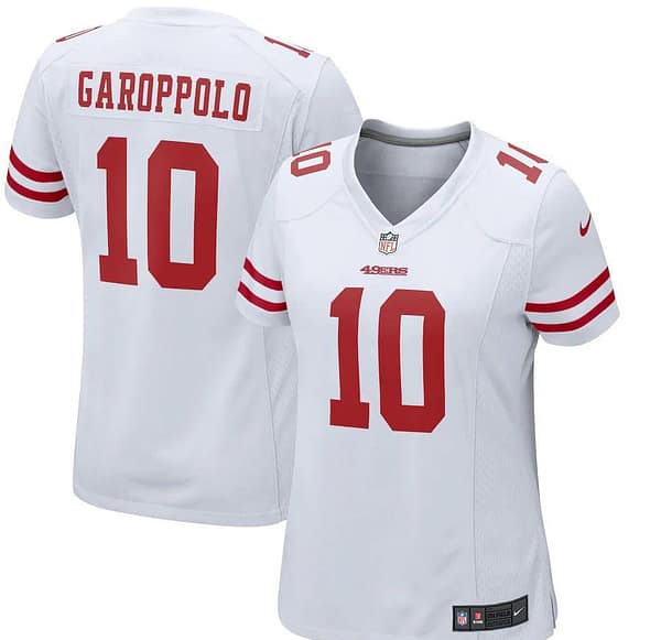 Women's Jimmy Garoppolo White Player Limited Team Jersey