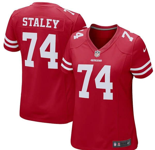 Women's Joe Staley Red Player Limited Team Jersey