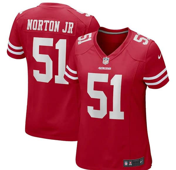 Women's Ken Norton Jr. Scarlet Retired Player Limited Team Jersey