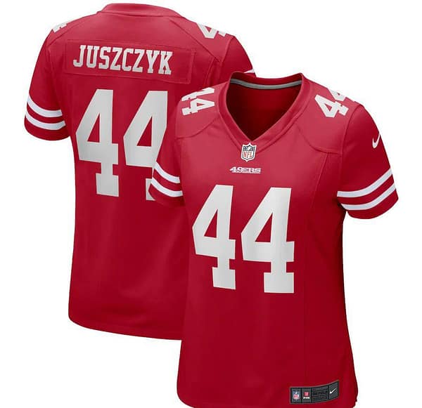 Women's Kyle Juszczyk Red Player Limited Team Jersey