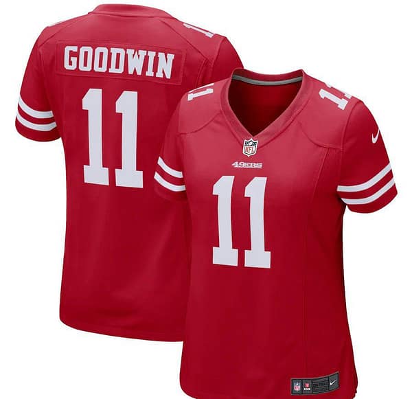 Women's Marquise Goodwin Scarlet Player Limited Team Jersey