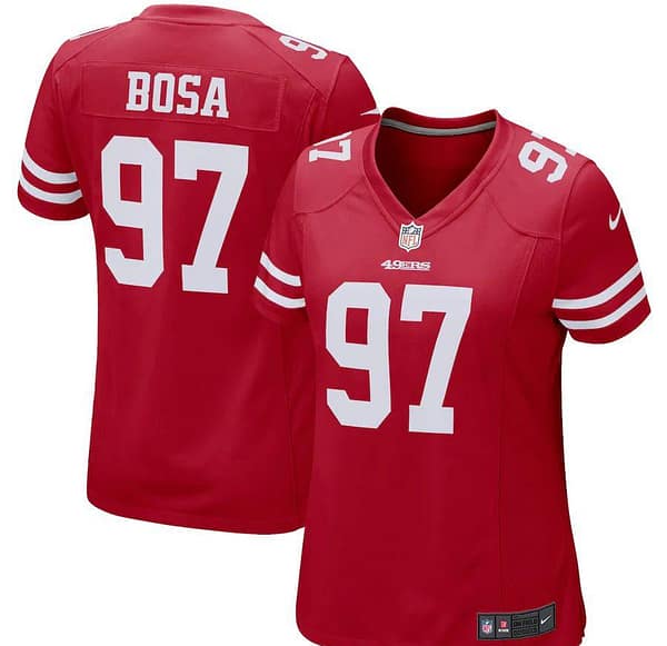 Women's Nick Bosa Scarlet Player Limited Team Jersey