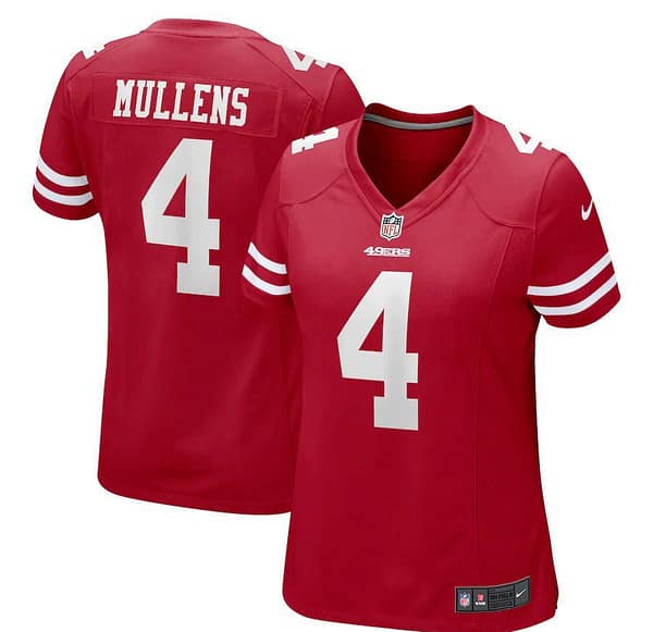 Women's Nick Mullens Scarlet Player Limited Team Jersey
