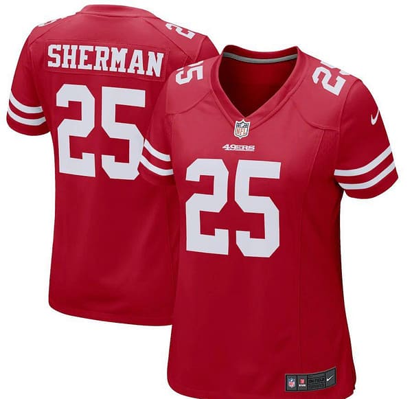Women's Richard Sherman Scarlet Player Limited Team Jersey