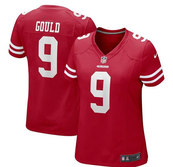 Women's Robbie Gould Scarlet Player Limited Team Jersey