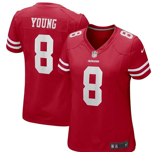 Women's Steve Young Scarlet Retired Player Limited Team Jersey