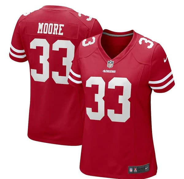 Women's Tarvarius Moore Scarlet Player Limited Team Jersey