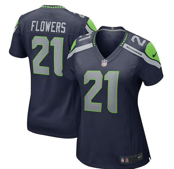 Women's Tre Flowers College Navy Player Limited Team Jersey