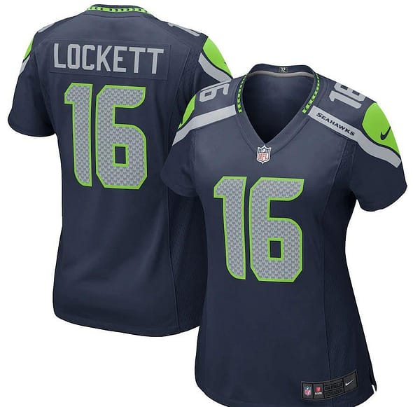 Women's Tyler Lockett Navy Player Limited Team Jersey