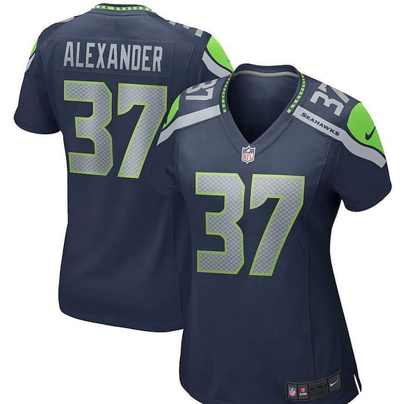 Women's Shaun Alexander College Navy Retired Player Limited Team Jersey