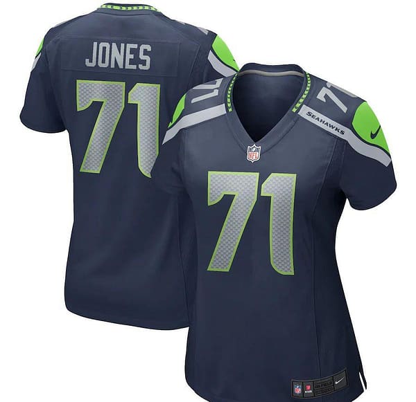 Women's Walter Jones College Navy Retired Player Limited Team Jersey