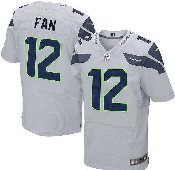 Men's 12s Gray Player Elite Team Jersey