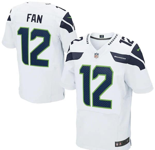 Men's 12s White Player Elite Team Jersey