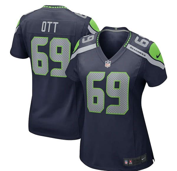 Women's Tyler Ott College Navy Player Limited Team Jersey