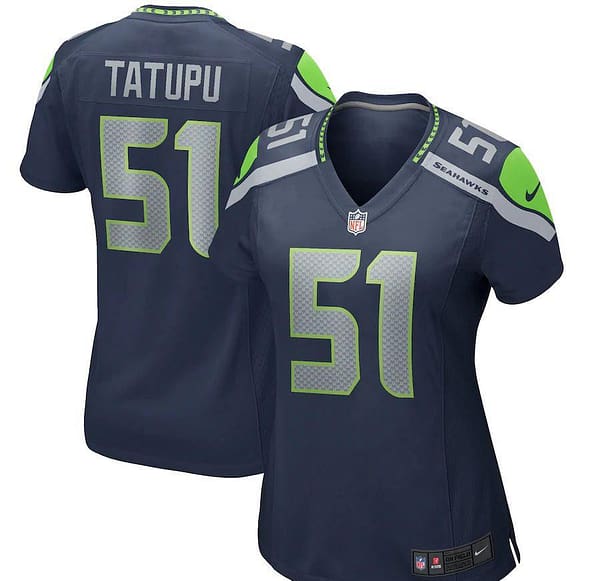 Women's Lofa Tatupu College Navy Retired Player Limited Team Jersey
