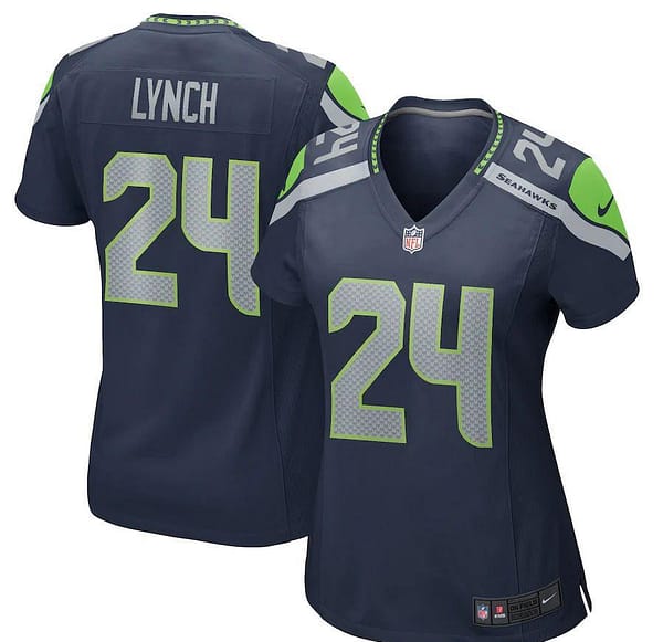 Women's Marshawn Lynch College Navy Player Limited Team Jersey