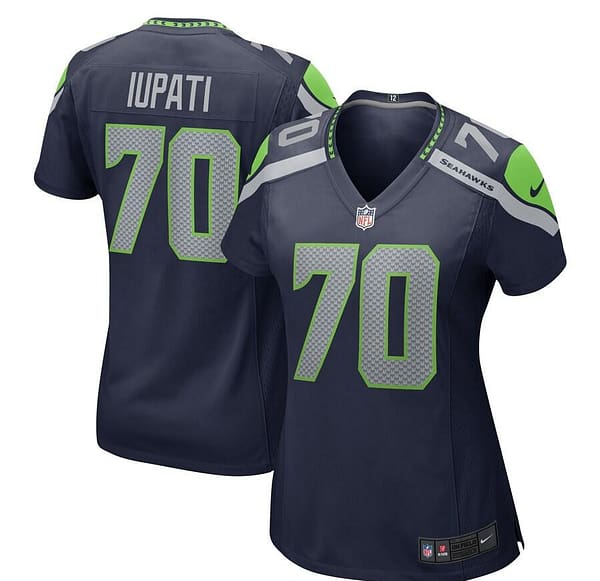 Women's Mike Iupati College Navy Player Limited Team Jersey