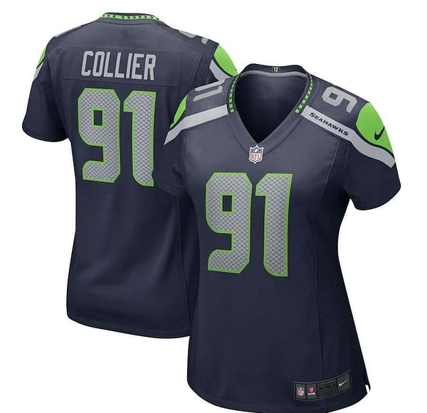 Women's L.J. Collier College Navy Player Limited Team Jersey