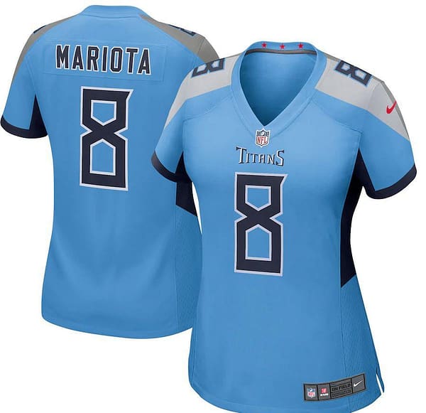 Women's Marcus Mariota Light Blue Player Limited Team Jersey