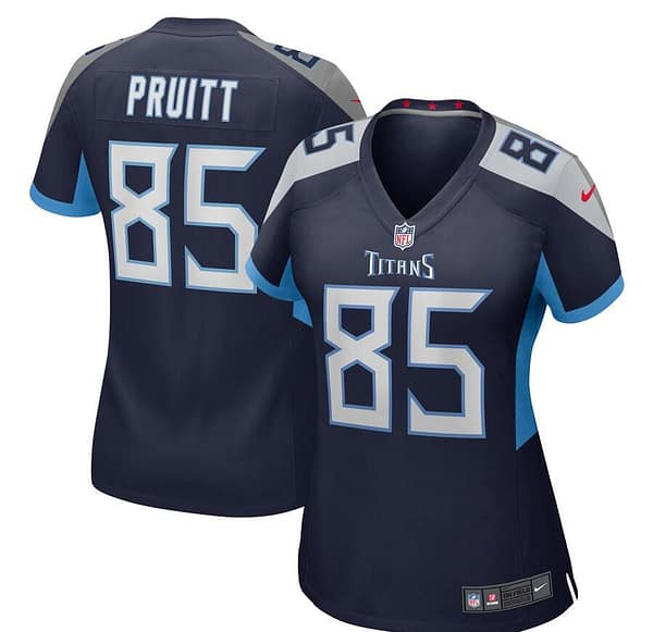 Women's MyCole Pruitt Navy Player Limited Team Jersey