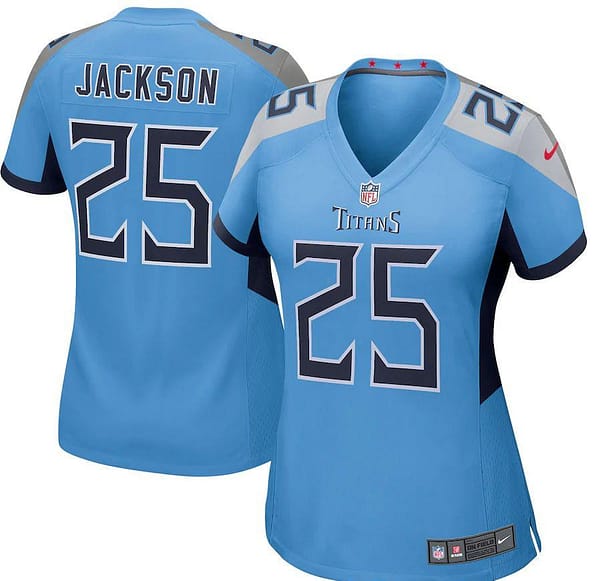 Women's Adoree' Jackson Light Blue Player Limited Team Jersey