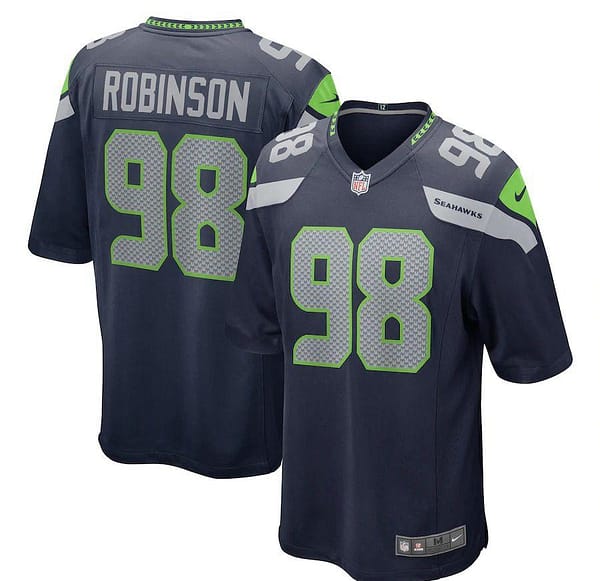 Men's Alton Robinson College Navy Player Limited Team Jersey