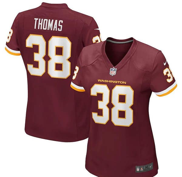 Women's Simeon Thomas Burgundy Player Limited Team Jersey
