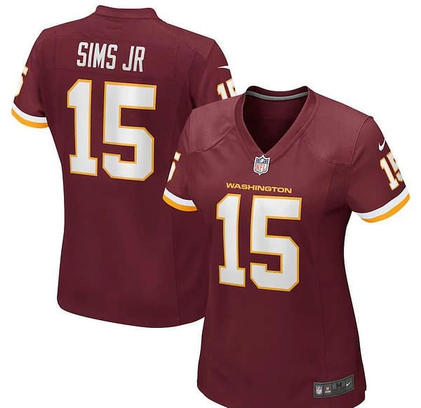 Women's Steven Sims Jr. Burgundy Player Limited Team Jersey