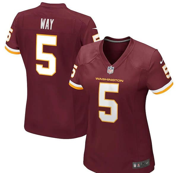Women's Tress Way Burgundy Player Limited Team Jersey