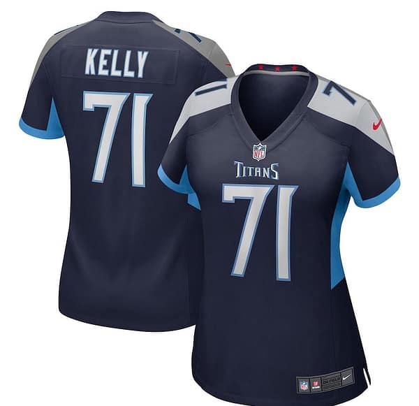 Women's Dennis Kelly Navy Player Limited Team Jersey