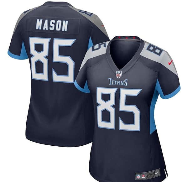 Women's Derrick Mason Navy Retired Player Limited Team Jersey