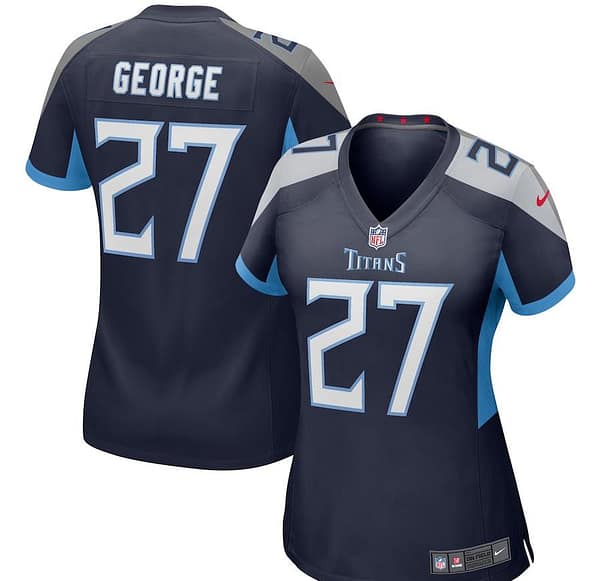 Women's Eddie George Navy Retired Player Limited Team Jersey