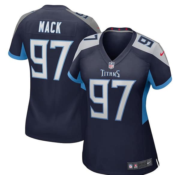 Women's Isaiah Mack Navy Player Limited Team Jersey