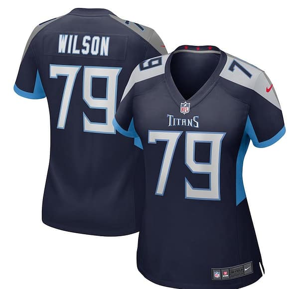 Women's Isaiah Wilson Navy Player Limited Team Jersey