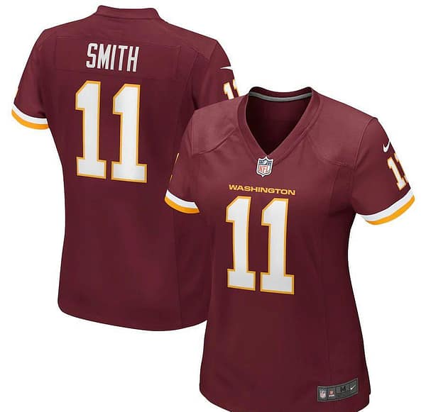 Women's Alex Smith Burgundy Player Limited Team Jersey