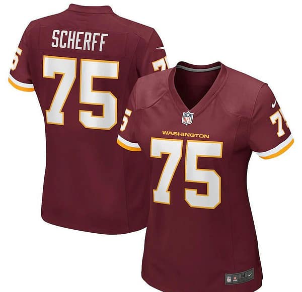 Women's Brandon Scherff Burgundy Player Limited Team Jersey