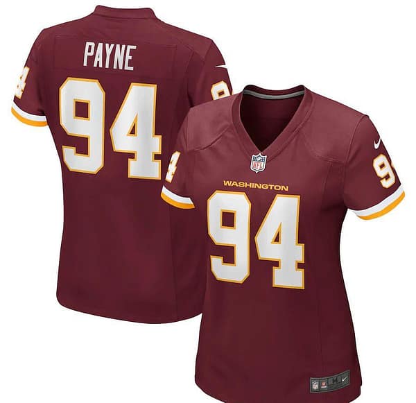 Women's Daron Payne Burgundy Player Limited Team Jersey