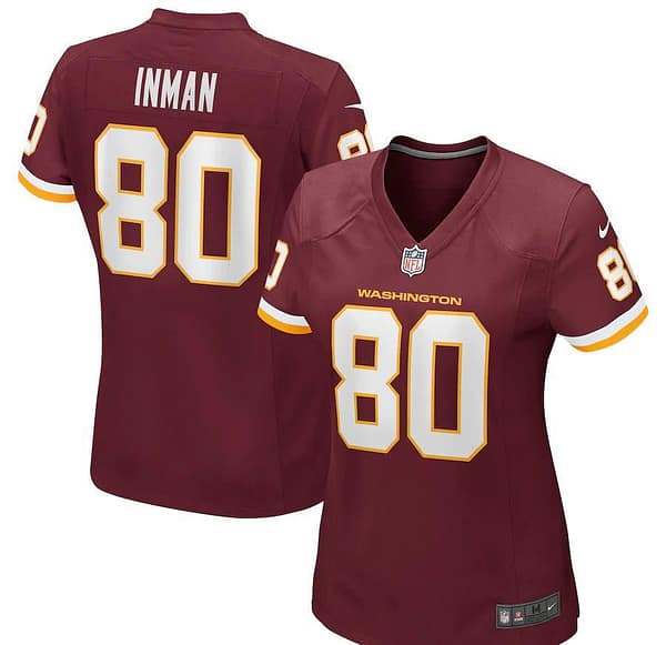 Women's Dontrelle Inman Burgundy Player Limited Team Jersey
