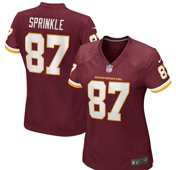 Women's Jeremy Sprinkle Burgundy Player Limited Team Jersey