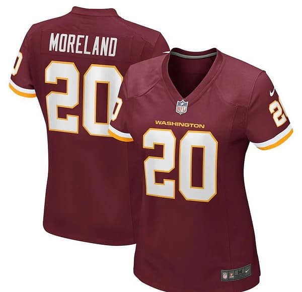 Women's Jimmy Moreland Burgundy Player Limited Team Jersey