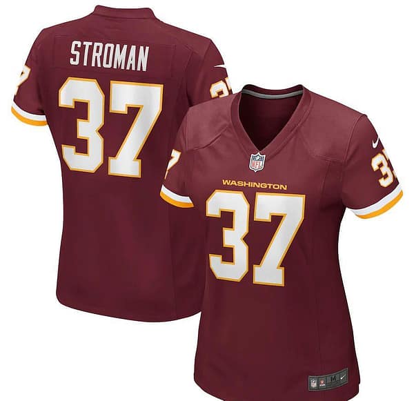 Women's Greg Stroman Burgundy Player Limited Team Jersey
