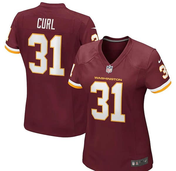 Women's Kamren Curl Burgundy Player Limited Team Jersey