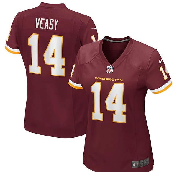 Women's Jordan Veasy Burgundy Player Limited Team Jersey