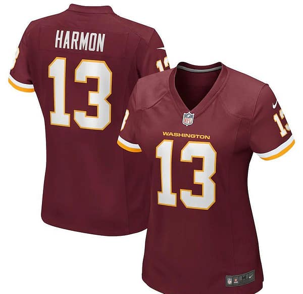Women's Kelvin Harmon Burgundy Player Limited Team Jersey